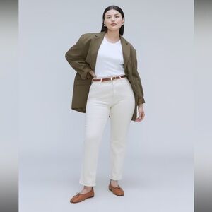 Everlane Original Curvy Cheeky Jean Cream 30